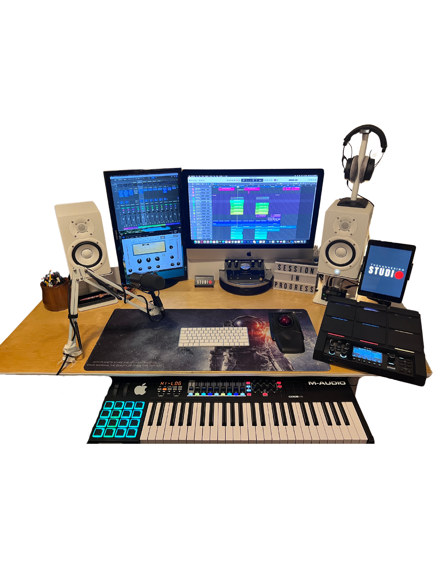 the hankering studio workspace